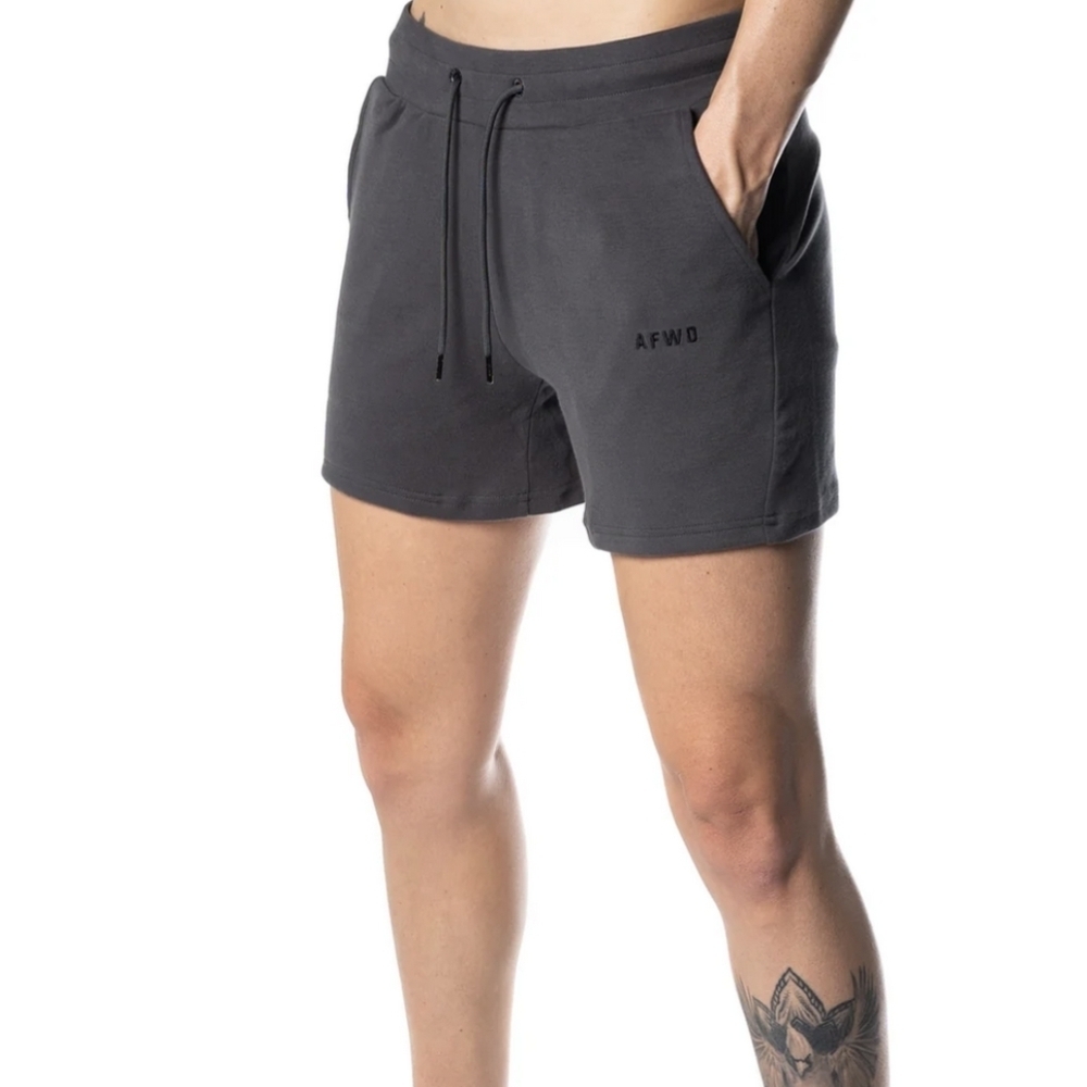 AFWD Alpha Forward Essential Jogger Shorts Size Large in Slate Gray *Sold Out*